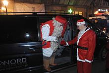 Święty Mikołaj przyjechał z Laponii specjalnie na Targi Bożonarodzeniowe w Krakowie.
