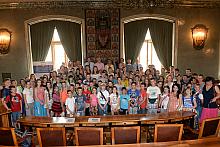 Powitanie dzieci i opiekunów z Ukrainy, Białorusi, Litwy i Rosji  w ramach akcji "Podarujmy Dzieciom Lato”