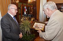 Wizyta pożegnalna Ambasadora Republiki Austrii dr Thomasa Buchsbauma z udziałem Honorowego Konsula Generalnego Andrzeja Tombińskiego