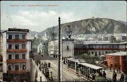 Grand Hotel w Tbilisi na pocztówce z początku XX w.