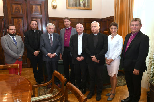 Spotkanie z uczestnikami Zgromadzenia Ogólnego delegatów Światowej Federacji Luterańskiej w Polsce