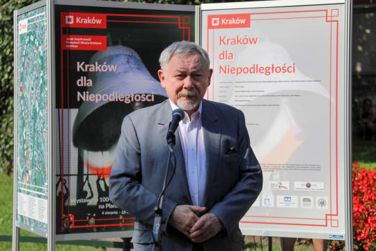 Uroczyste otwarcie wystawy plenerowej „Kraków dla Niepodległości”
