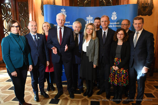 Spotkanie władz miasta z wybranymi w 2019 roku krakowskimi posłami i senatorami
