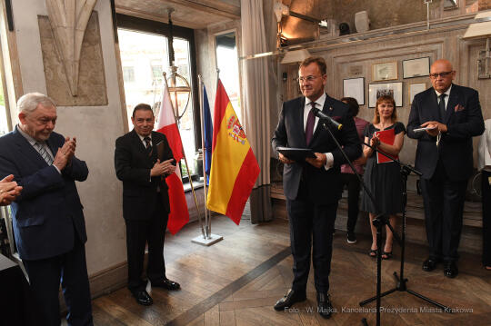 Uroczystość otwarcia Konsulatu Hiszpanii