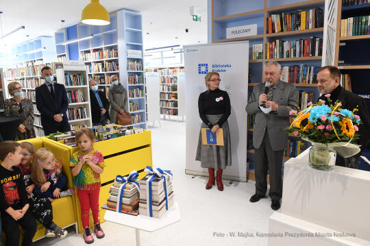 Uroczyste otwarcie Filii nr 48 Biblioteki Kraków na oś. Bohaterów Września