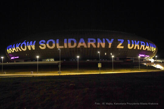 Kraków solidarny z Ukrainą