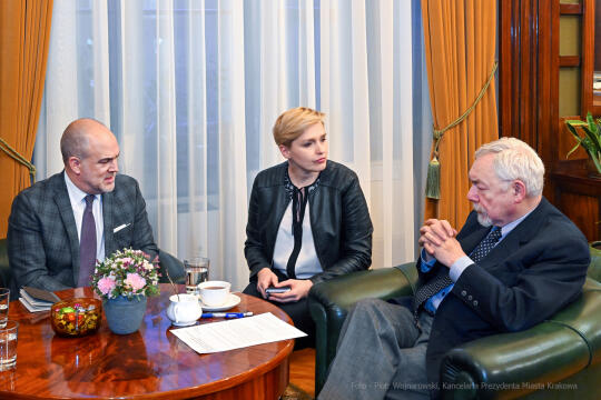 Spotkanie kurtuazyjne z Przedstawicielem Wysokiego Komisarza ds. Uchodźców ONZ na Polskę Kevinem J. Allenem