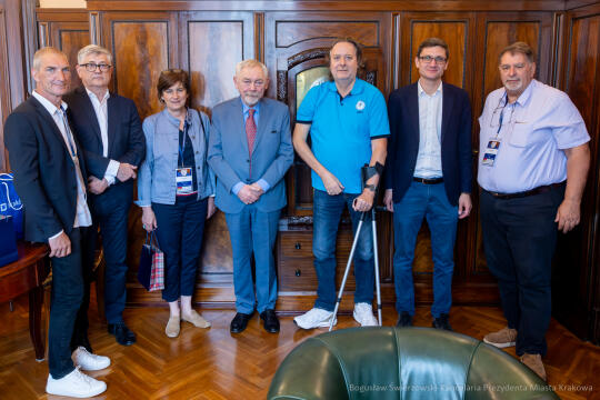 Wizyta przedstawicieli federacji ampfutbolowych i władz Annecy