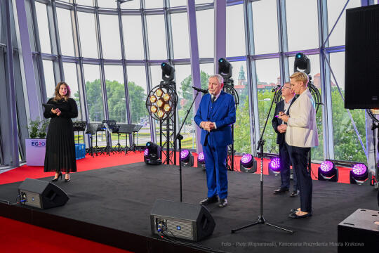 Powitanie gości Igrzysk Europejskich przez Prezydenta Miasta Krakowa