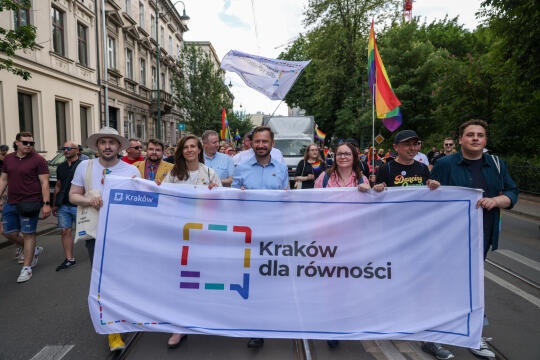 XX Marsz Równości pod Honorowym Patronatem Aleksandra Miszalskiego Prezydenta Miasta Krakowa