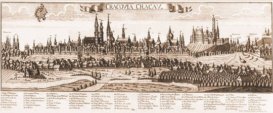 Historyczne widoki i plany Krakowa