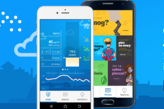 Aplikacja mobilna „Powietrze Kraków”