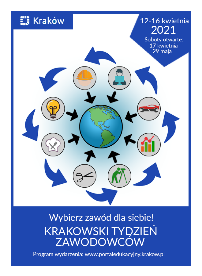 Krakowski Tydzień Zawodowców 2021 plakat