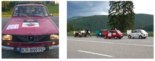 Wyjazd samochodem do Rumunii - maluchy na rumuńskich drogach