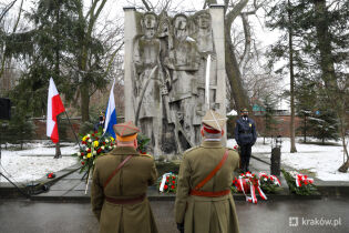77. rocznica zakończenia okupacji hitlerowskiej w Krakowie