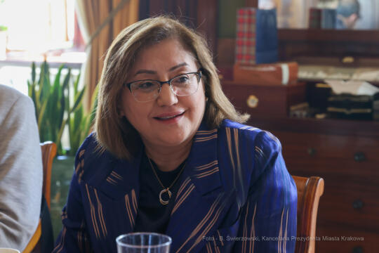 Mayor of Gaziantep Ms. Fatma Şahin in Kraków