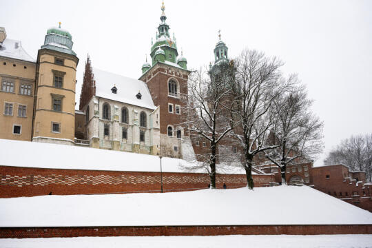 Wawel zimą 