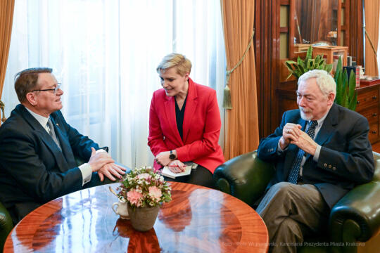 Wizyta Ambasadora Hiszpanii u Prezydenta Krakowa 26.01.2023